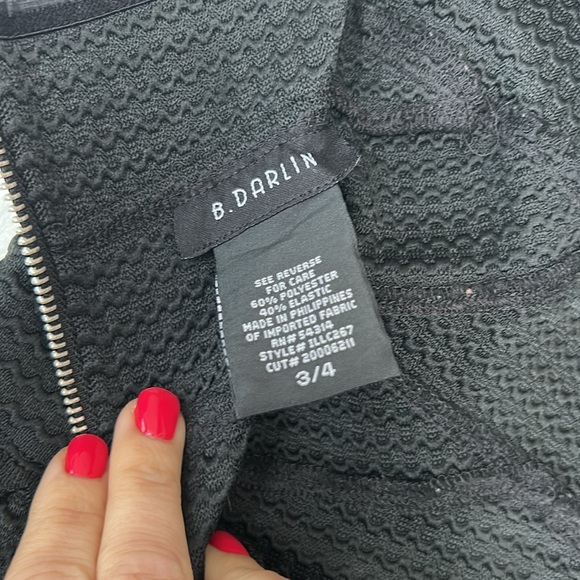 B Darlin Heavy Textured Strapless Dress - Picture 5 of 6